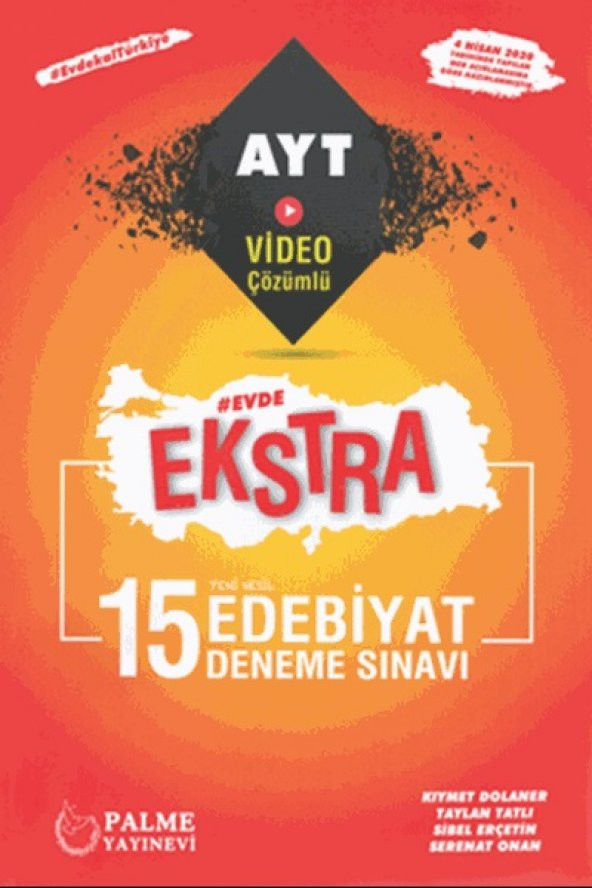 Yks Ayt Ekstra Edebiyat 15 Deneme Sınavı ürün görseli 1