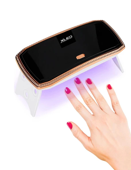 XLed Portatif Mini Uv Led Lamba Manikür Tırnak Kurutucu Siyah 36w ürün görseli 1