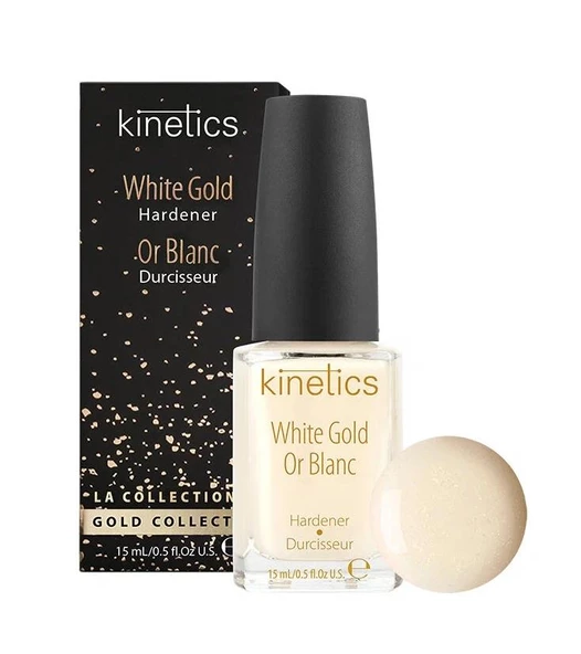 Kinetics White Gold Hardener Tırnak Sertlestirici Bakım Serumu 15ml ürün görseli 1