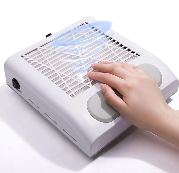 Yatay Tek Fanlı Manikür Tırnak Toz Toplayıcı 80w ürün görseli 1