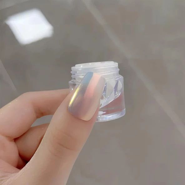 Nail Art Tırnak Süsleme İnci Tozu Turkuaz No:4 ürün görseli 1