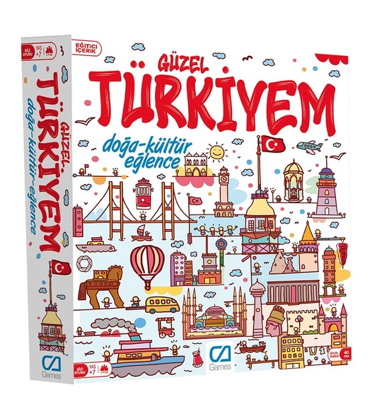 Güzel Türkiyem Eğitici Oyun - Mavi Su Dünyası ürün görseli 1