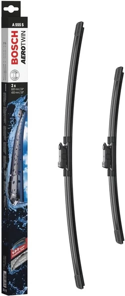 Bosch VW Polo Silecek Takımı (2009-2017 6R1-6C1) Bosch Aerotwin A555S      3397007555 ürün görseli 1