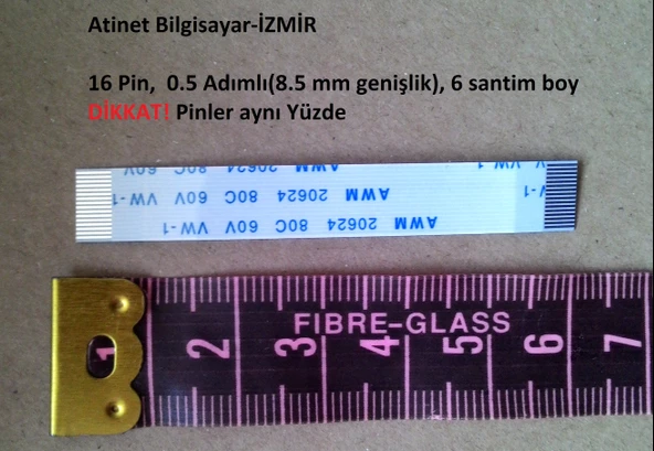 Awm 20624 80C 60V Vw-1 Flex Kablo 16 Pin 6Cm 16-0.5-6A ürün görseli 1