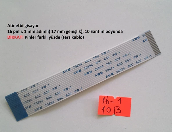 Awm 20624 80C 60V Vw-1 Flex Kablo 16-1-10B ürün görseli 1