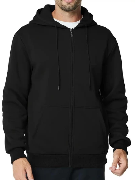 Erkek Kapüşonlu Fermuarlı Sweatshirt 6549 BGL-ST04026 ürün görseli 1