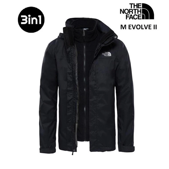 The North Face Erkek EVOLVE II TRICLIMATE 3in1 CEKET T0CG55JK3 ürün görseli 1