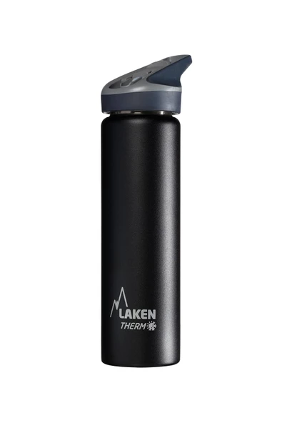 Laken Çelik 18/8 Jannu Termos Şişe 0,75L - Siyah LKTJ7N ürün görseli 1
