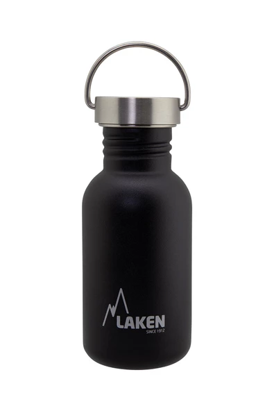 Laken Çelik 18/8 Vintage Basic Şişe 0,50L - Siyah LKBSH50NE ürün görseli 1