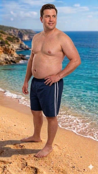Erkek Büyük Beden Deniz Havuz Şortu içi Fileli Tek Cepli ürün görseli 1
