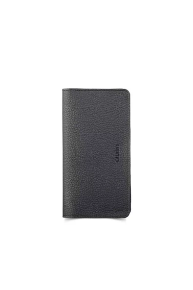 Guard Telefon Girişli Hakiki Deri Unisex Siyah Portföy Cüzdan - GRD241116WT808 ürün görseli 1