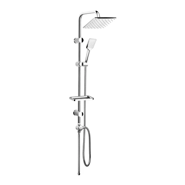 TOWER DUŞ SİSTEMİ 200x200 MM KARE Ø22 BORU KROM ürün görseli 1