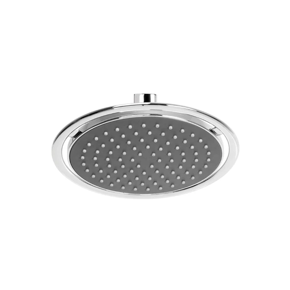 ABS SLİM KROM KAPLI YUVARLAK TEPE DUŞU -  Ø235MM - KROM GRİ ürün görseli 1