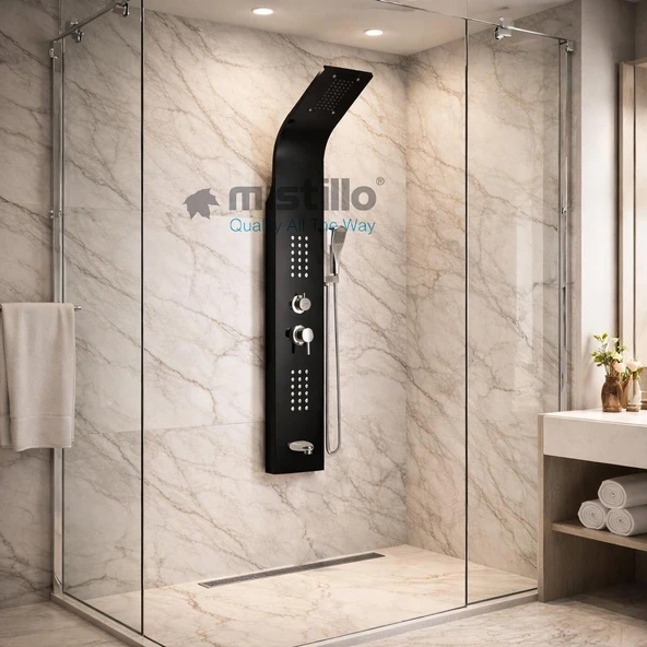 PANEL DUŞ SİSTEMİ İNOX SİYAH - Resim 2