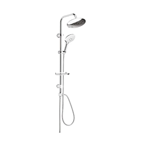 TOWER DUŞ SİSTEMİ Ø220MM YUVARLAK TEPE DUŞU+3 FONKSİYONLU EL DUŞU ürün görseli 1