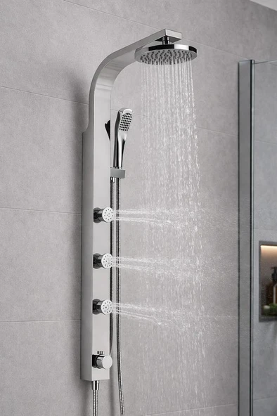 PANEL DUŞ SİSTEMİ SUS 304 PARLAK KROM - Resim 3