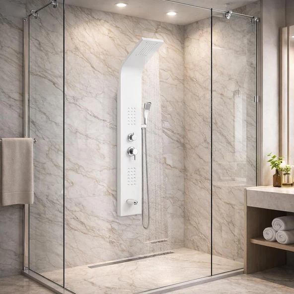 PANEL DUŞ SİSTEMİ İNOX BEYAZ - Resim 3