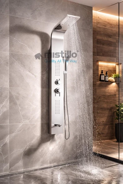 PANEL DUŞ SİSTEMİ SUS  304 PARLAK KROM - Resim 2