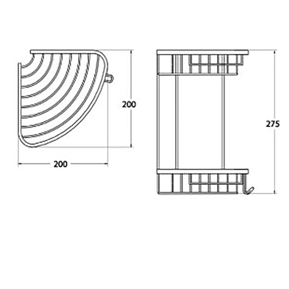 Dalgalı Süngerlik İkili 20X20 Siyah - Resim 3