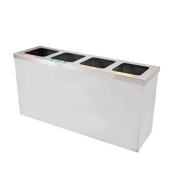 GERİ DÖNÜŞÜM KARE KAPAK 4LÜ 123*36*65CM 430 ürün görseli 1
