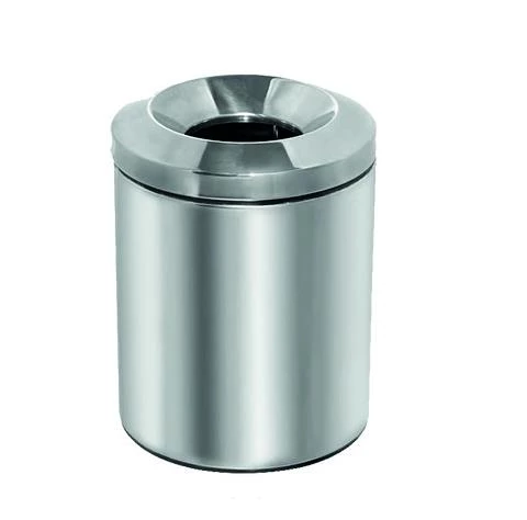 Çöp Kovası Yanmaz 304 Pasl. Ø20*25Cm 8Lt ürün görseli 1