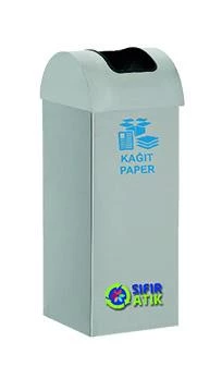 Geri Dönüşüm Kutusu Pasl. 30*70*30Cm ürün görseli 1