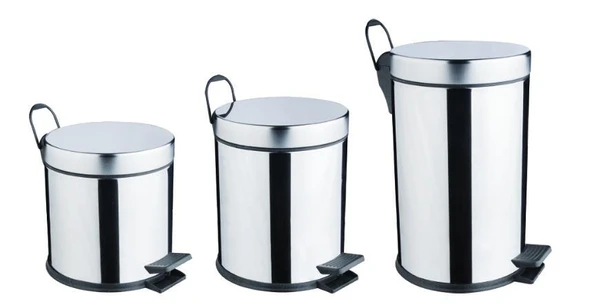 PEDALLI ÇÖP KOVASI 8LT  Ø21*35CM 430 ürün görseli 1