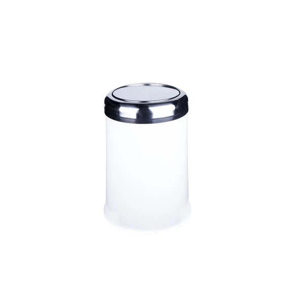 PRATİK KAPAK ÇÖP KOVASI 45LT Ø31*57CM BEYAZ ürün görseli 1