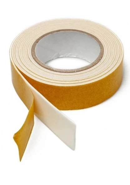 KÖPÜK Çift Taraflı Bant 18mm 2mt (Genişlik 18mm / Uzunluk 200cm 2 Metre) ürün görseli 1