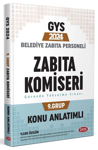 Belediye Zabıta Personeli Zabıta Komiseri 9. Grup Konu Anlatımlı Data Yayınları ürün görseli 1