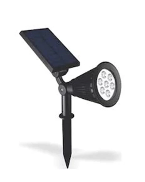 HELİOS 7W SOLAR BAHÇE ARMATÜRÜ VE KAZIKLI BEYAZ ürün görseli 1