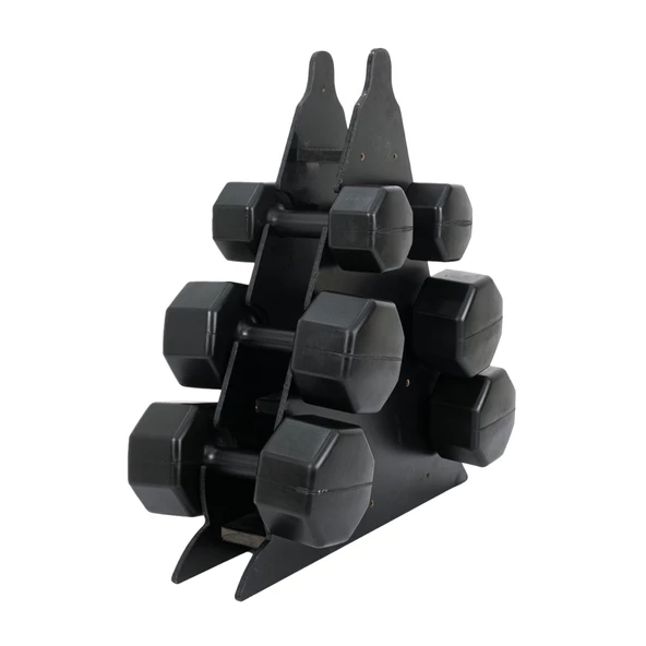 PS SPOR 3 ÇİFT DAMBIL SET 5KG + 7KG + 9KG + STAND ürün görseli 1