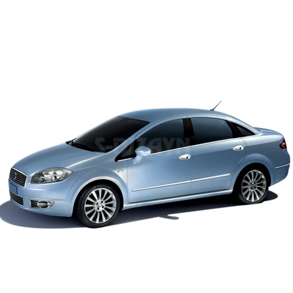 S-Dizayn Fiat Linea Krom Kapı Kolu 4 Kapı 8 Prç 2007-2018 (Çerçeveli) ürün görseli 1