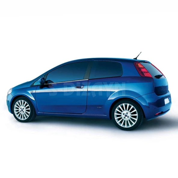 S-Dizayn Fiat Grande Punto Krom Cam Çıtası 2 Prç 2006-2018 ürün görseli 1