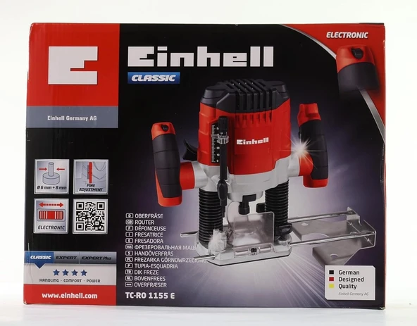 Einhell TC-RO 1155 E Dik Freze - Resim 2