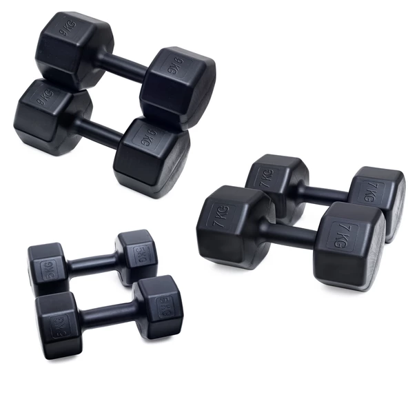 PS SPOR 3 ÇİFT DAMBIL SET 5KG + 7KG + 9KG ürün görseli 1