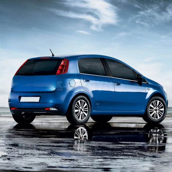 S-Dizayn Fiat Grande Punto Krom Cam Çıtası 6 Prç 2006-2018 ürün görseli 1