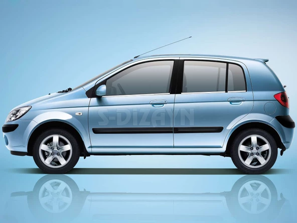 S-Dizayn Hyundai Getz Krom Cam Çıtası 6 Prç 2002-2011 ürün görseli 1