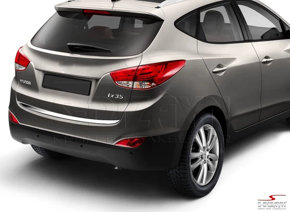 S-Dizayn Hyundai ix35 Krom Bagaj Alt Çıta 2010-2015 ürün görseli 1