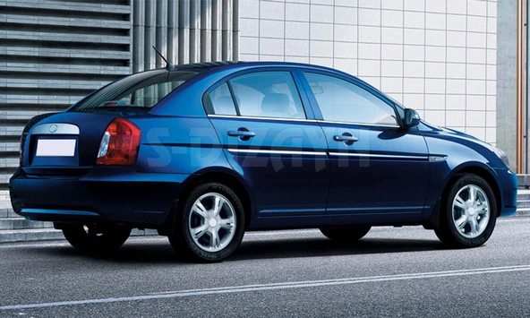 S-Dizayn Hyundai Accent Era Krom Cam Çıtası 4 Prç 2005-2011 ürün görseli 1