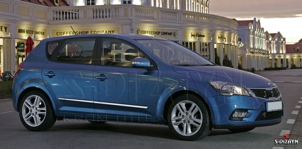S-Dizayn Kia Ceed Kapı Koruma Çıtası Krom 2006-2010 - Resim 2