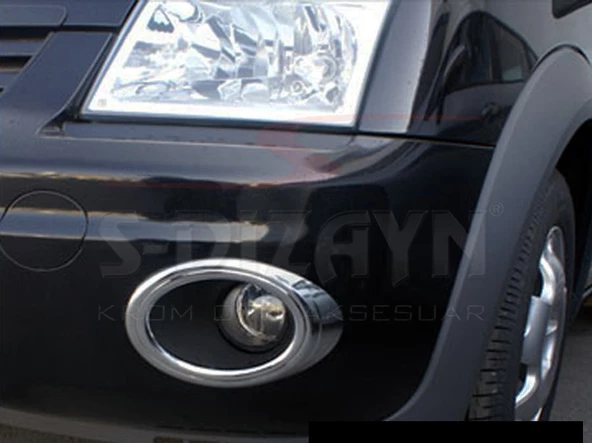 S-Dizayn Ford Connect Abs Krom Sis Farı Çerçevesi 2 Prç 2009-2014 ürün görseli 1