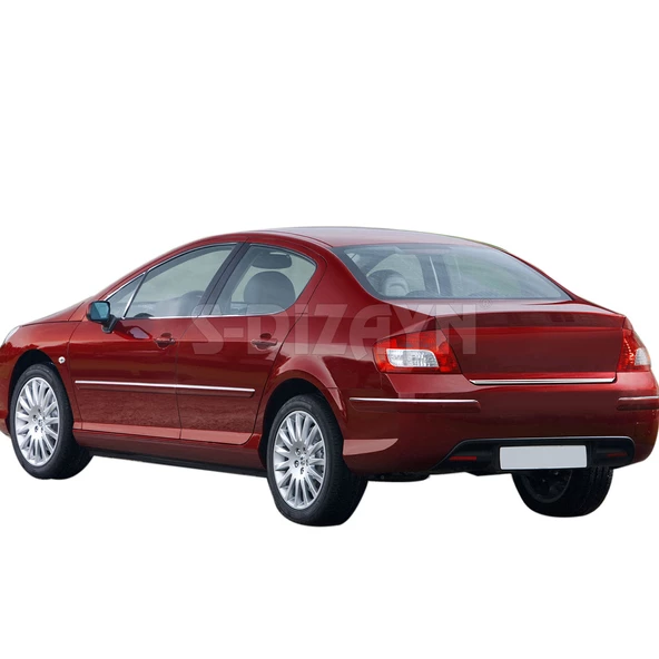 S-Dizayn Peugeot 407 Krom Bagaj Alt Çıta 2004-2010 ürün görseli 1