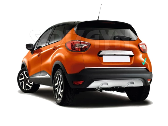 S-Dizayn Renault Captur Krom Bagaj Alt Çıtası 2013-2020 ürün görseli 1