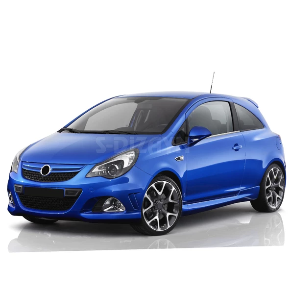 S-Dizayn Opel Corsa D Krom Cam Çıtası 2 Prç 2007-2014 (Van) ürün görseli 1