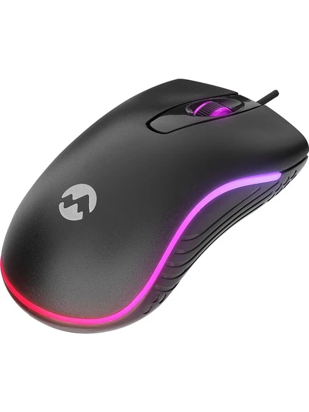 Everest SM-M9 USB Kablolu Siyah 3D Optik LED Mouse - Resim 2