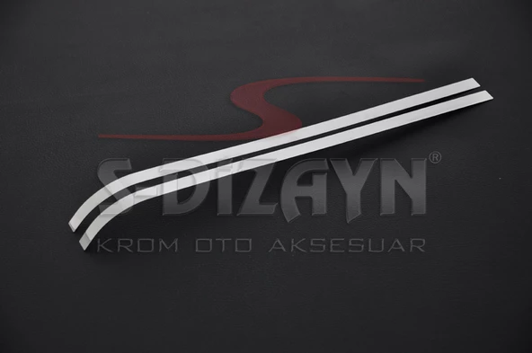 S-Dizayn Peugeot Partner Tepee Krom Sürgülü Kapı Çıtası 2 Prç 2008-2018 ürün görseli 1