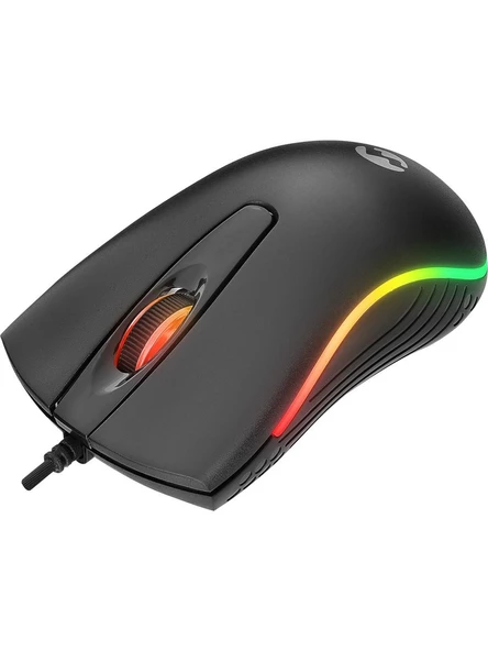 Everest SM-M9 USB Kablolu Siyah 3D Optik LED Mouse - Resim 5