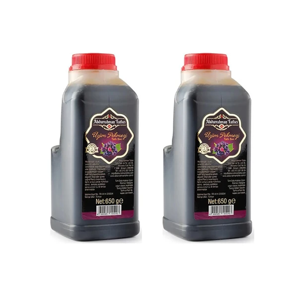 Abdurrahman Tatlıcı Üzüm Pekmezi 650 gr x 2 Adet ürün görseli 1