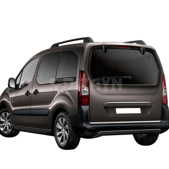 S-Dizayn Peugeot Partner Tepee Krom Bagaj Alt Çıta 2008-2018 ürün görseli 1
